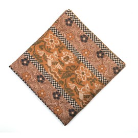 Nakagawa Masashichi Shoten Tea Utensils, Dashi Fukusa, Tiered Woven Phoenix Flower Pattern, Specialty Ripple, Omotesenke