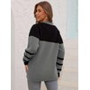 Abtel Womens Long Sleeve Knitted Cardigan Ladies Open Front Button