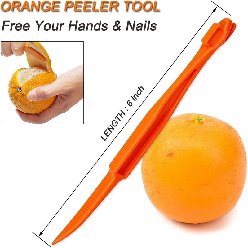 Orange Citrus Peelers Citrus Lemon Citrus Peel Cutter Plastic Easy