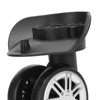 Ausla 1 Pair Luggage Suitcase Trunk Replacement Universal Wheel Replacement