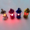 Uonlytech 20pcs Mini Keychain Flashlights LED Pocket Ramadan Lantern Keyring