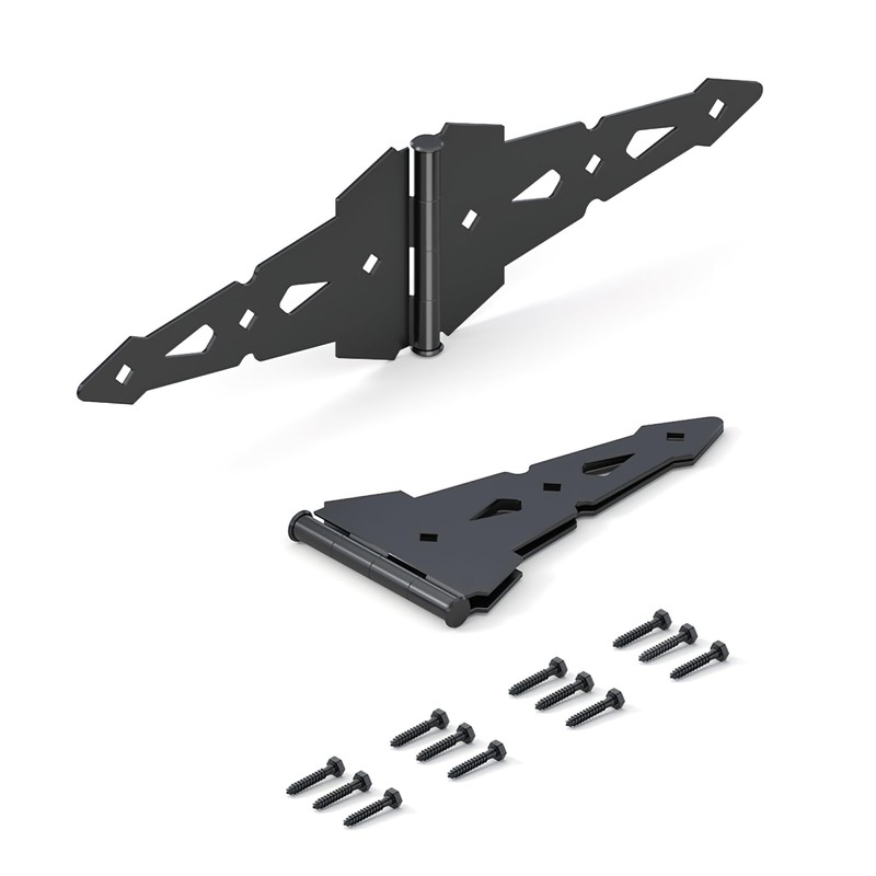 SANKEYTEW 8 Inch Heavy Duty Gate Hinges For Wooden Fences