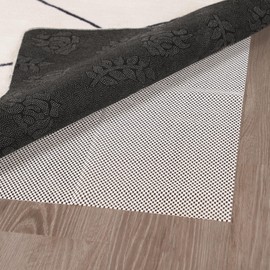 OHS Anti Slip Rug Underlay, Multipurpose Non Slip Mat for Rugs Carpet Laminate Wooden Floors Rug Pads Slipping Prevention Roll Adjustable Size Rug Gripper, 110cm x 160cm