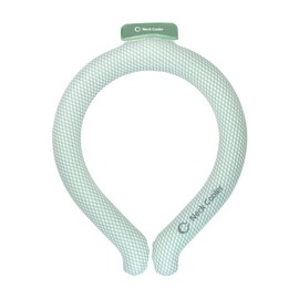 Heatstroke Prevention Neckband, Cool Neck Cooling, Ice Ring, Instant Cooling, Cool Ring, Neck Cooler (Green, M)