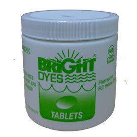 Dye Tracer Tablet, Fl Blue, PK200