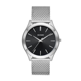 Men's Watch, Analog Quartz, Waterproof, Popular, Thin, Simple, Stylish, Business, Casual, Leather Strap, Men's Watch, Black, Bracelet Type