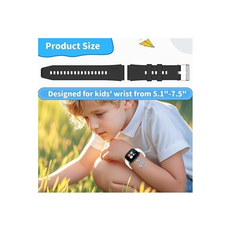 E ECSEM 5-Pack Bands Compatible for VTech KidiZoom DX4 Smart
