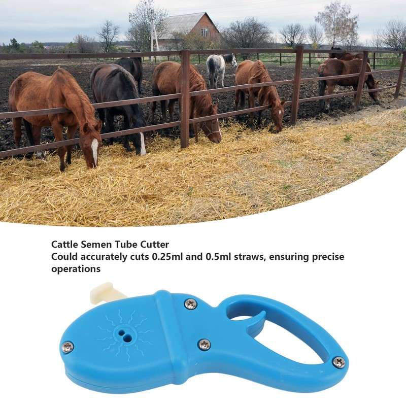 Cattle Semen Straw Cutter, Livestock Semen Tube Cutter for 0.25ml
