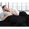 Utopia Bedding Knit Blanket King Size (90x102 Inches, Black) Soft