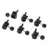 6PCS Set Locking Tuning Key Peg Black Color Zinc Alloy