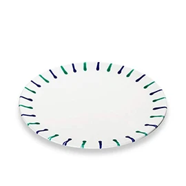 GMUNDNER KERAMIK Dinner Plate Cup Diameter 28 cm Traunsee Tableware Handmade in Austria