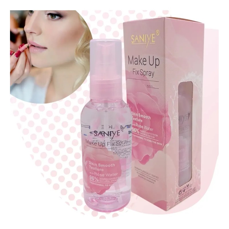 Fijador De Maquillaje Agua De Rosas