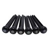 TGI Bridge Pins for Acoustic Guitar - Plastic Black with