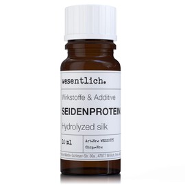 Silk Protein 10 ml - for Silky Soft Skin and Hair - For Healthy Shine and Against Drying Out - Active Ingredients and Additives of wesentlich.