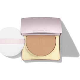 Elizabeth Arden, Flawless Skincaring Pressed Powder, Polvo fijador de maquillaje efecto mate, Tono Medio, 9,9 g
