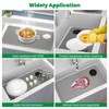 Toovem Silicone Sink Mat, 28''x15'' Sink Protectors for Kitchen Sink