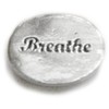 Basic Spirit Yoga/Breathe Pocket Token (Coin) * Handcrafted Pewter Home