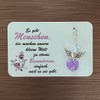 Schutzengel Schlüsselanhänger Besondere Menschen Geschenk Freundin Kollegin Geburtstag Perlenengel Glücksbringer