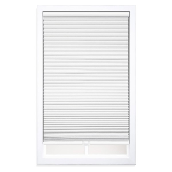 DEZ Furnishings QEWT700720 Cordless Blackout Cellular Shade, 70W x 72H Inches, White