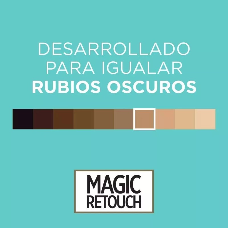 Retocador Temporal Loreal Tinte Retocador Temporal Raíces Canas Rubio Oscuro