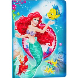 Craft Buddy Crystal Art CANJ-DNY601 The Little Mermaid, Crystal Art Notebook