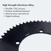 DJC 144BCD Round Chainring Fixed Gear Fixie Track Bike 47T