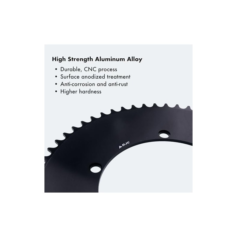 DJC 144BCD Round Chainring Fixed Gear Fixie Track Bike 47T