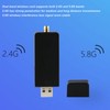 USB Wi Fi Adapter, Dual Band Cordless Network Adapter with