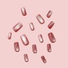 Acrylic Press on Nails Medium Square Fake Nails RUPOFUZA 24Pcs