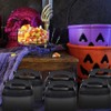 ArtCreativity Black Treat Boxes for Candy, Cookies and Party Favors