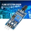 Electrones 5 Pcs IR Flame Sensor Module Detector 4 Pin