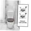 COHEALI 4pcs Acrylic Butterfly Toilet Lid Lifter Handles Anti-Touch Design
