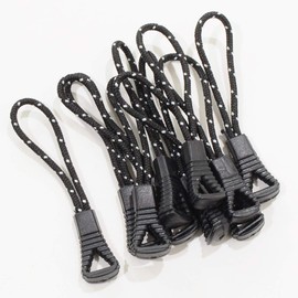 MYmama 12826-4 Zipper Tabs 10 Pcs Same Color Outdoor Winter Sports Jumper Backpack (Black)