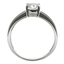 Goldmaid Damen-Ring Silber 925 1 grosser Zirkonia Solitär Grösse 56
