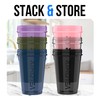 VELOMIX -6 PACK- 20 oz Protein Shaker Bottle for Protein