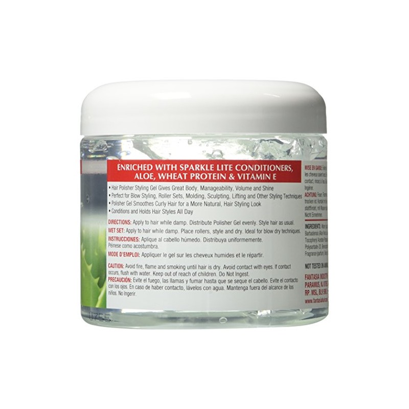 Fantasia Gel 16 Ounce Aloe (Clear) (473ml) (2 Pack)