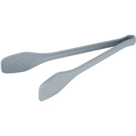Carrotez - Pinzas de silicona de alta calidad, antideslizantes, antiarañazos, sin ruido, 11.5 pulgadas, color gris