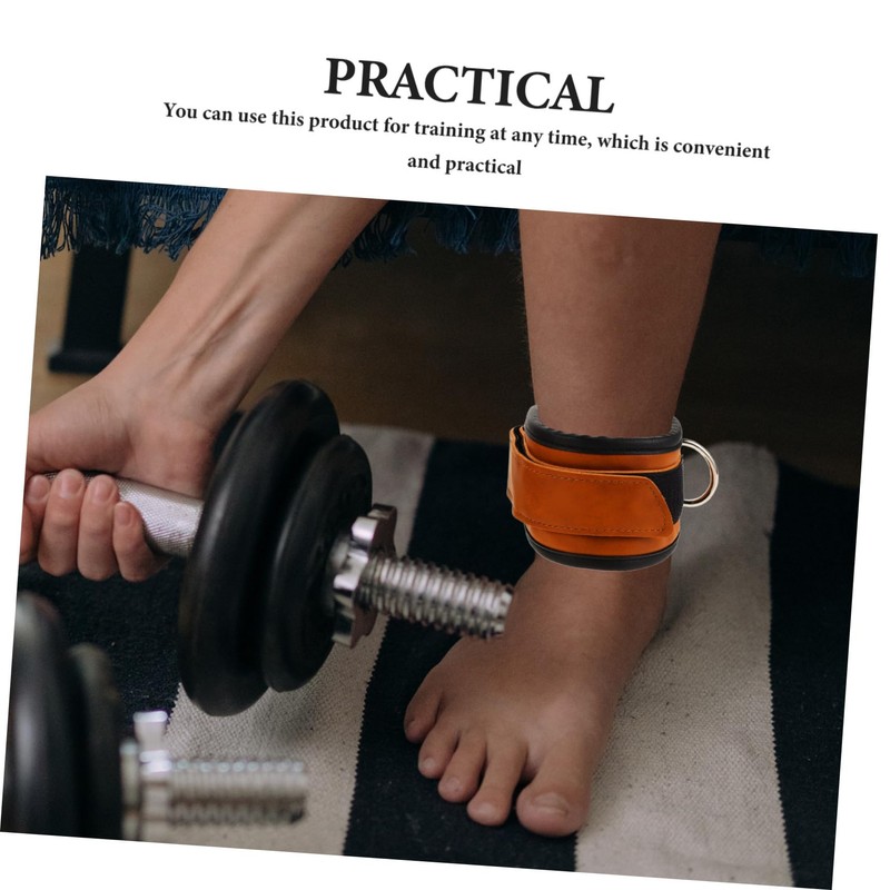BESPORTBLE 2pcs Ankles Straps for Cable Machines Padded Foot Straps