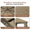 SCOCANOPY Replacement Cover Compatible with SUNJOY Crestfield 11X13 Gazebo (Models