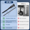 Heavy-Duty Spiral Ground Anchors for Umbrellas & Poles - 17"