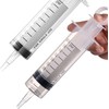 2 Pack Large Syringes, Large Plastic Garden Industrial Syringes for