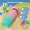Kids Water Bottle, 2-Pack 16oz Kids Water Bottle with Stickers