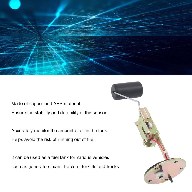 Car Fuel Indicator Transmitter Unit, Copper ABS High Precision Universal
