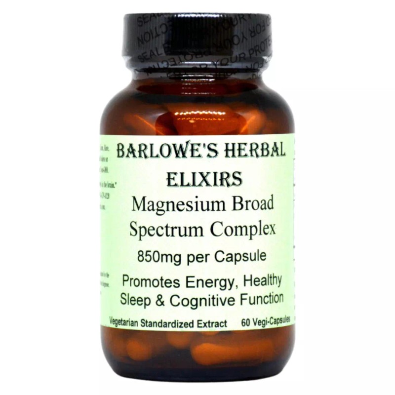 BARLOWE'S HERBAL ELIXIRS MAGNESIUM Broad Spectrum Complex | 850mg |