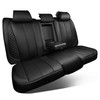 CAR PASS Waterproof Leather Back Seat Covers, Nappa PU Leather