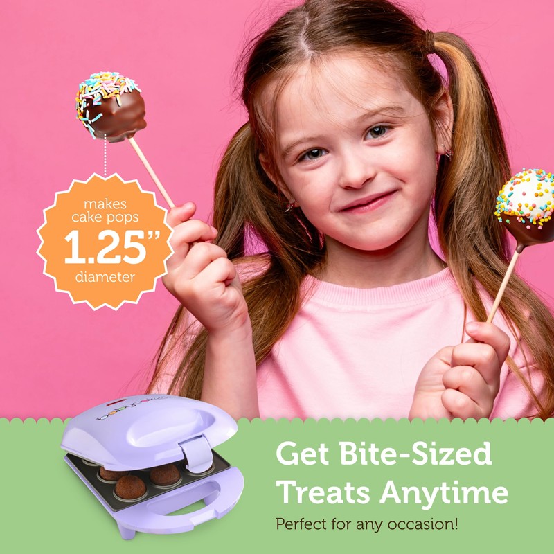 Babycakes Mini Cake Pop Maker by Select Brands - Easy-to-Use