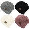 Durio Knitted Hat Women's Hat for Women Winter Hat Beanie