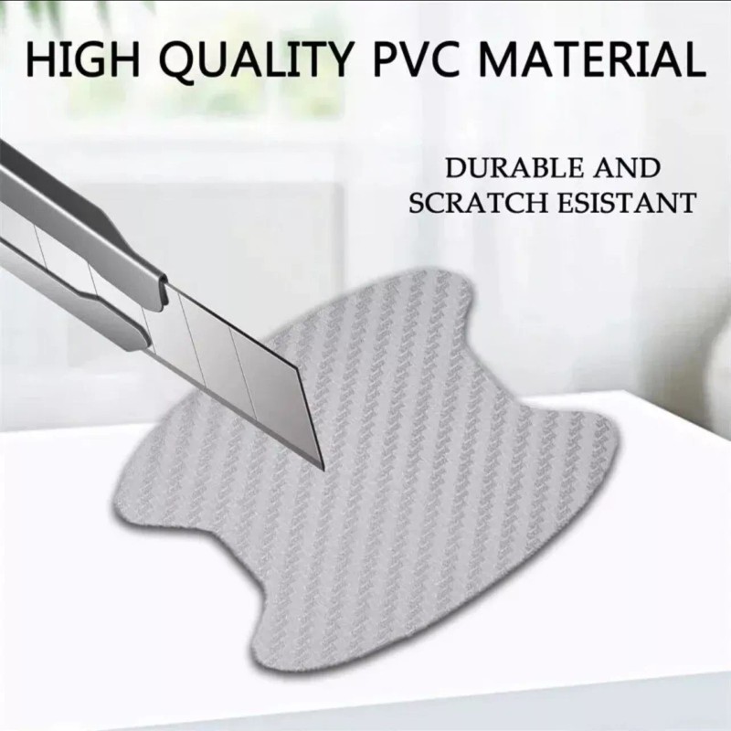 Door Protection 4 Set Red Carbon Fiber Truck Car Door