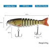 Voyagers Fishing Lures Head Soft Plastic with Paddle Tail Swimbait