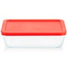 Pyrex Simply Store 6-Cup Rectangular Glass Food Storage